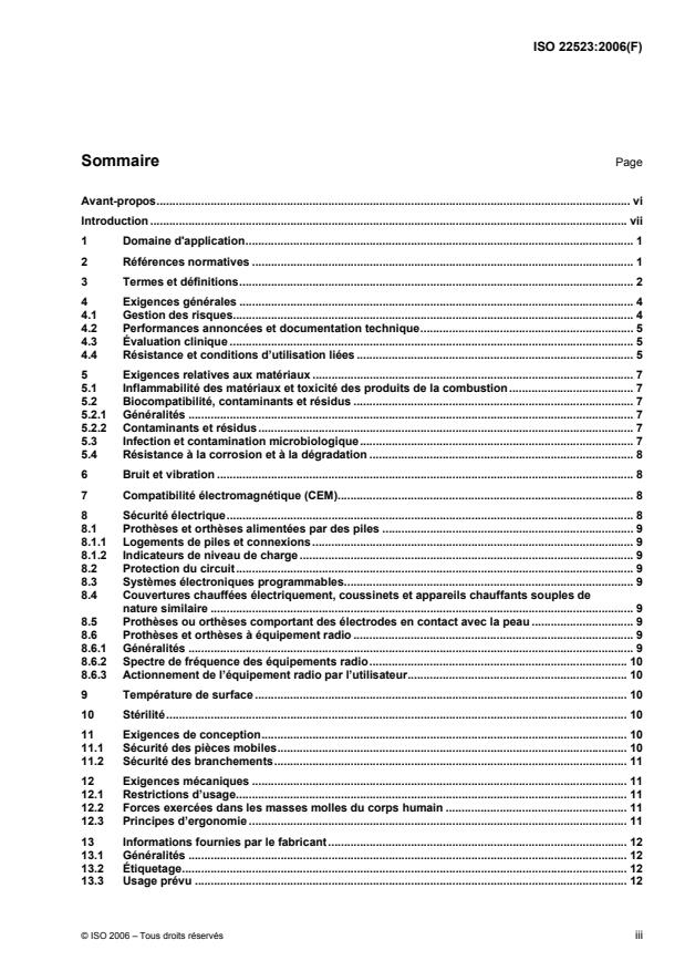 ISO 22523:2006 - Protheses de membre externes et ortheses externes -- Exigences et méthodes d'essai