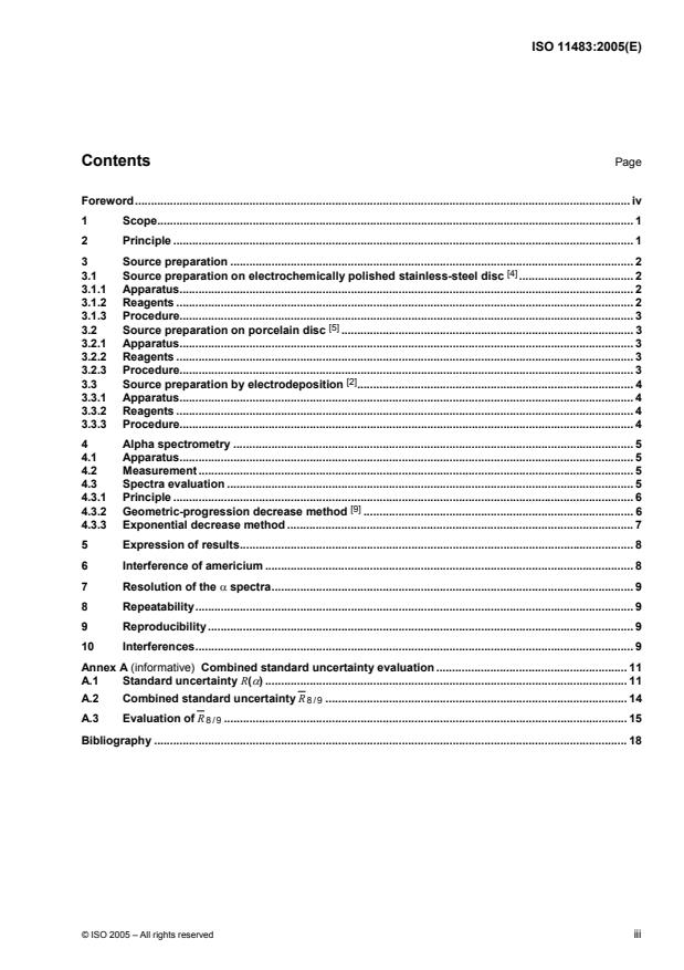 ISO 11483:2005 ISO 11483:2005 - Nuclear fuel technology — Preparation of plutonium sources and determination of 238Pu/239Pu isotope ratio by alpha spectrometry
Released:1/12/2005 - Page 3 preview