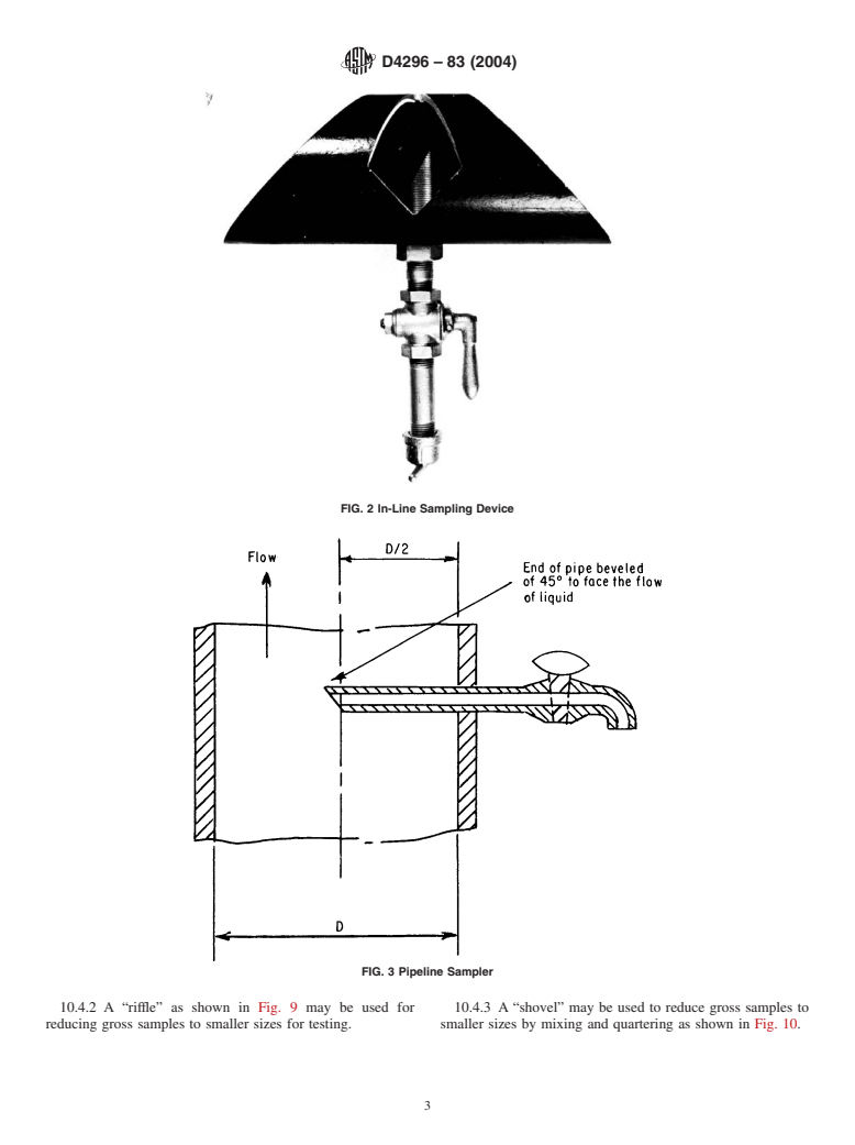 ASTM D4296-83(2004) - Standard Practice for Sampling Pitch