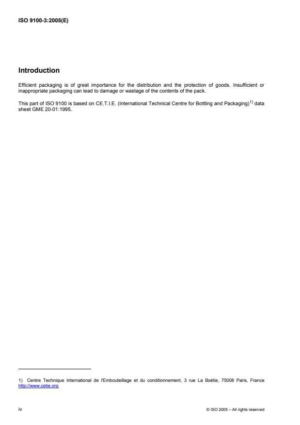 ISO 9100-3:2005 ISO 9100-3:2005 - Glass containers -- Vacuum lug finishes - Page 4 preview