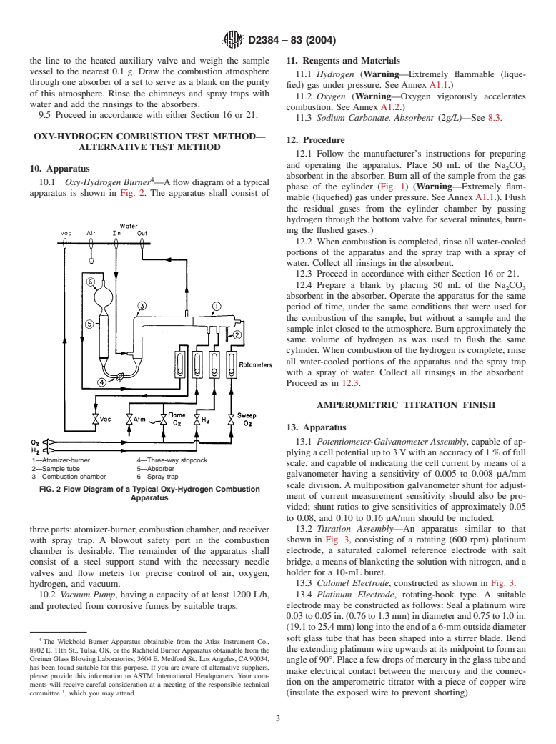 ASTM D2384-83(2004) - Standard Test Methods for Traces of Volatile Chlorides in Butane-Butene Mixtures