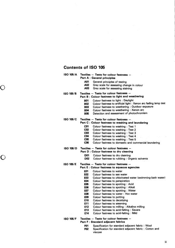 ISO 105-A:1984 - Textiles -- Tests for colour fastness