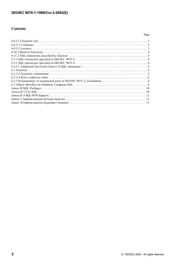 ISO/IEC 9075-1:1999/Cor 2:2003 ISO/IEC 9075-1:1999/Cor 2:2003 - Page 2 preview