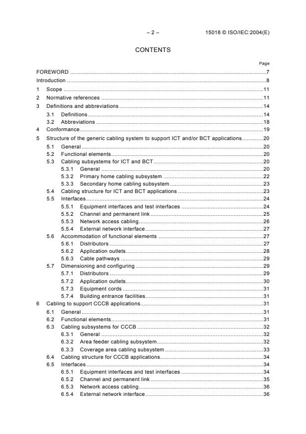 ISO/IEC 15018:2004 ISO/IEC 15018:2004 - Information technology -- Generic cabling for homes - Page 4 preview
