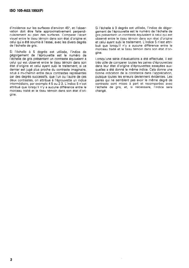 ISO 105-A03:1993 ISO 105-A03:1993 - Textiles -- Essais de solidité des teintures - Page 4 preview
