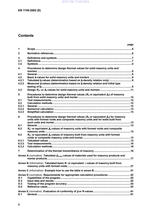 EN 1745:2002 EN 1745:2004 - Page 4 preview