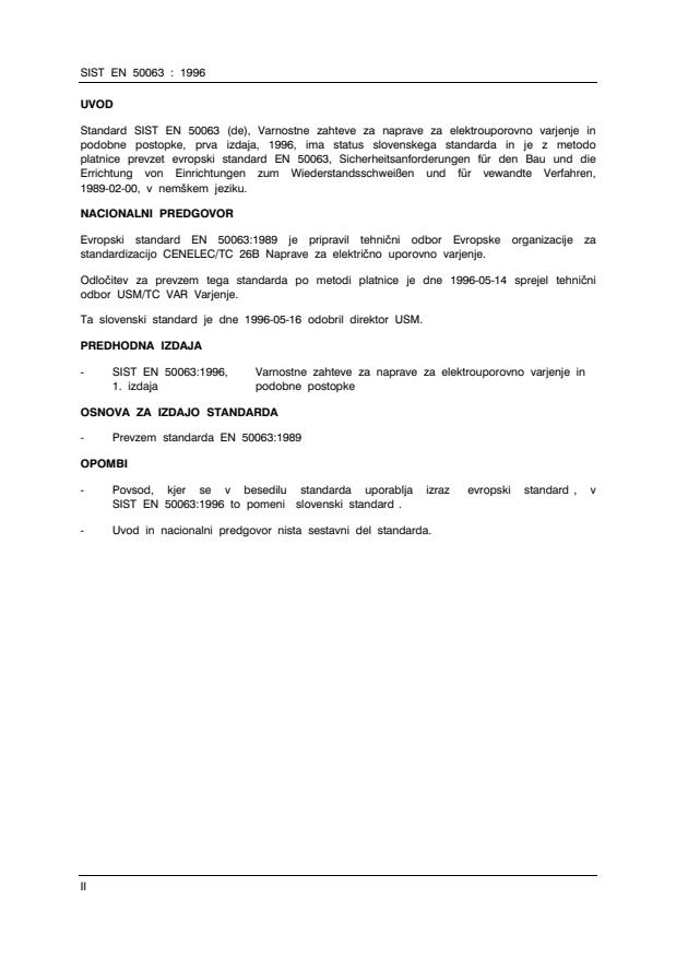 EN 50063:1989 EN 50063:1996 - Page 2 preview