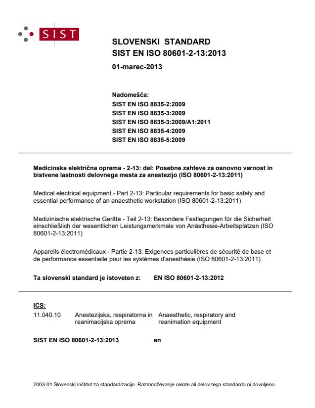 EN ISO 80601-2-13:2013