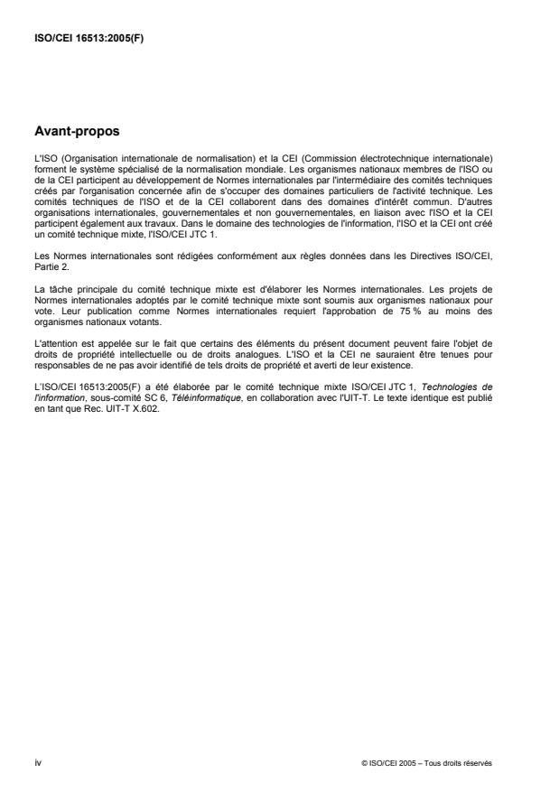 ISO/IEC 16513:2005 ISO/IEC 16513:2005 - Technologies de l'information -- Protocole de gestion de groupe - Page 4 preview