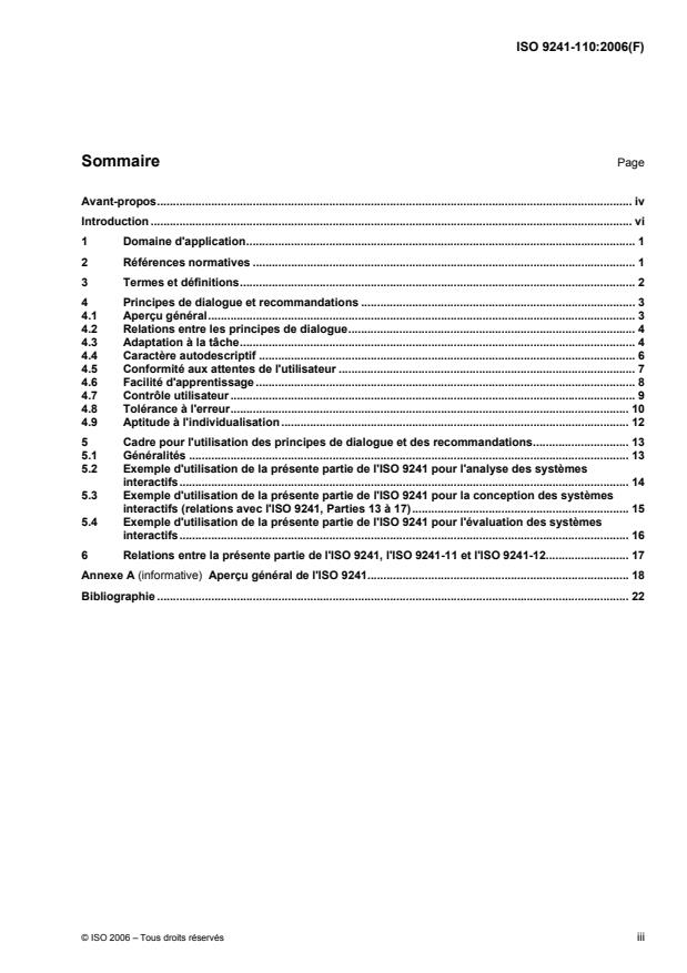ISO 9241-110:2006 - Ergonomie de l'interaction homme-systeme