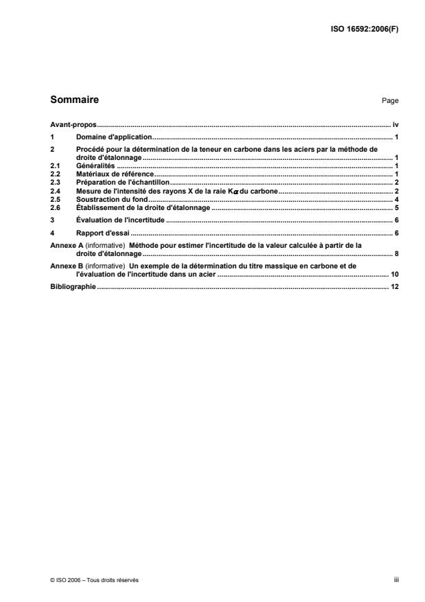 ISO 16592:2006 - Analyse par microfaisceaux -- Analyse par microsonde électronique (microsonde de Castaing) -- Lignes directrices pour le dosage du carbone dans les aciers par la droite d'étalonnage
