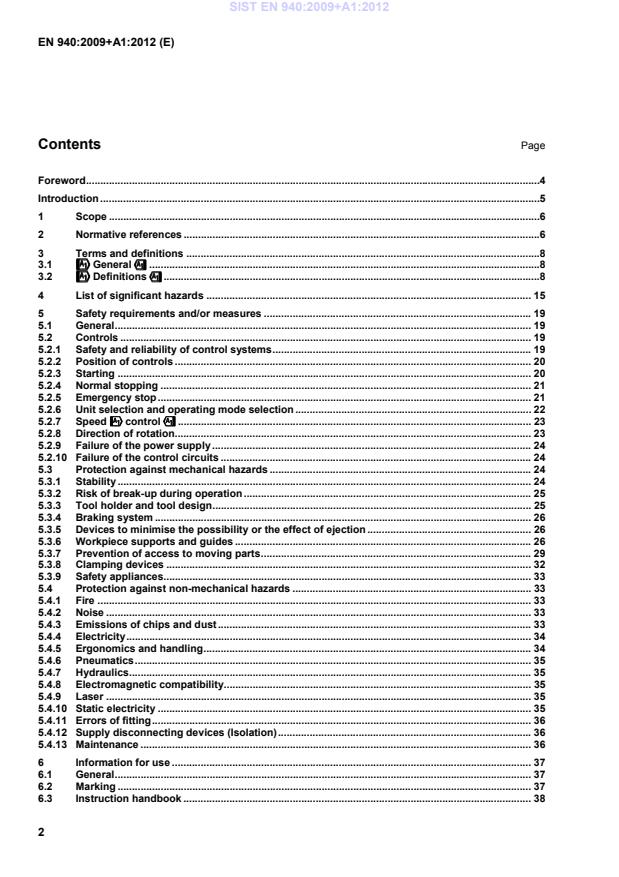 EN 940:2009+A1:2012 EN 940:2009+A1:2012 - BARVE - Page 4 preview