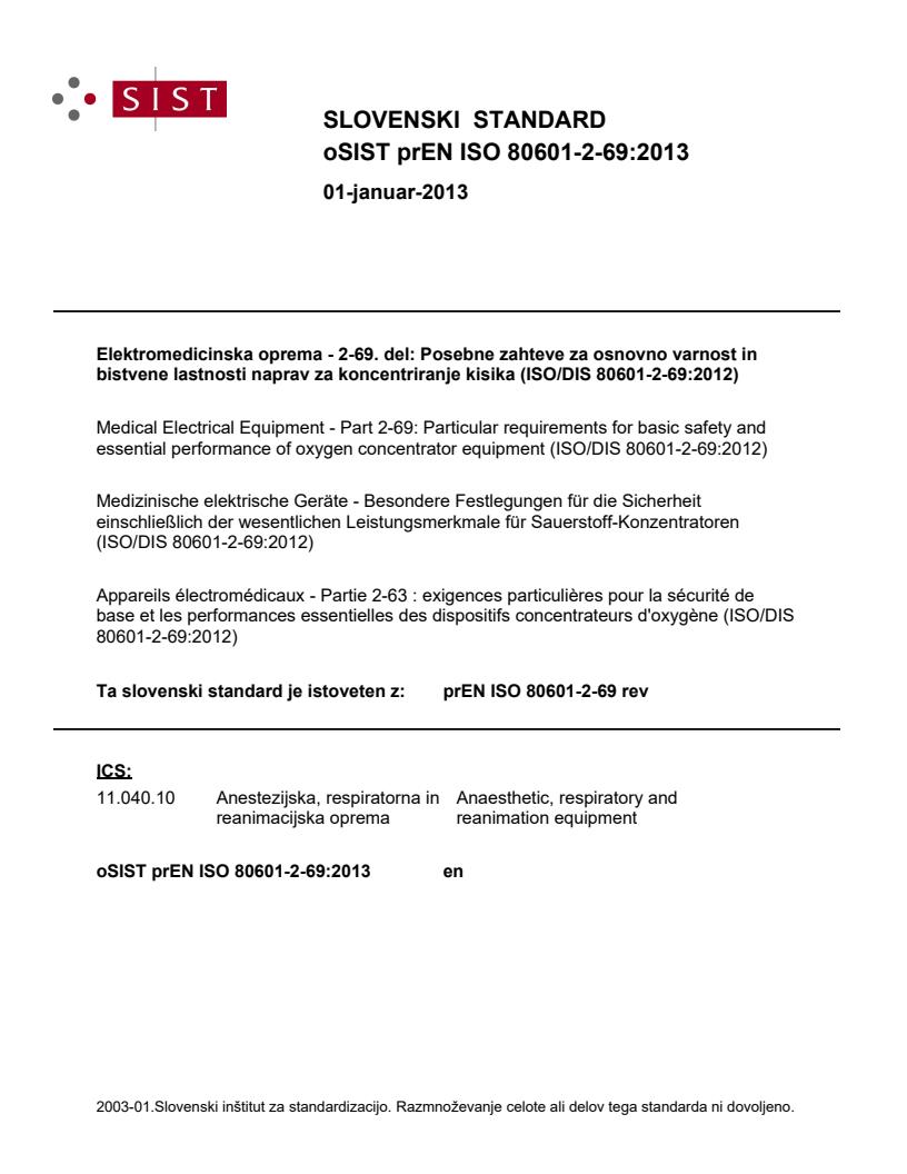 prEN ISO 80601-2-69:2013