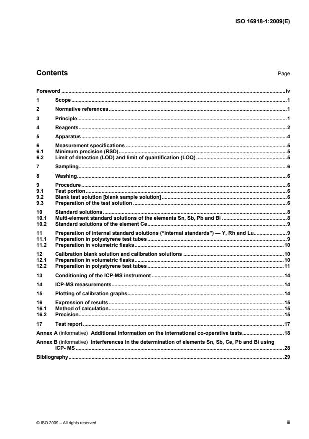 ISO 16918-1:2009 - Steel and iron -- Determination of nine elements by the inductively coupled plasma mass spectrometric method