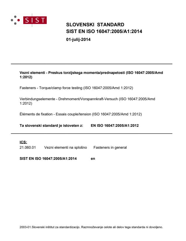 EN ISO 16047:2005/A1:2014