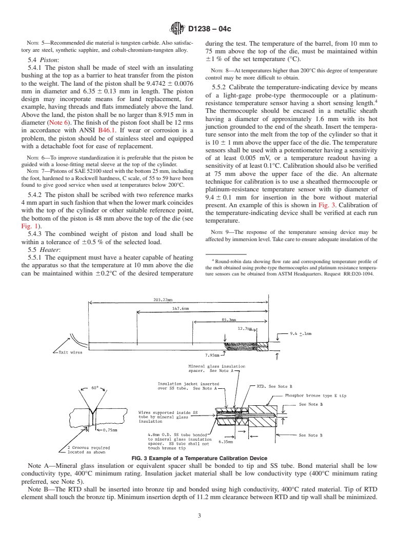 ASTM D1238-04c - Standard Test Method for Melt Flow Rates of Thermoplastics by Extrusion Plastometer