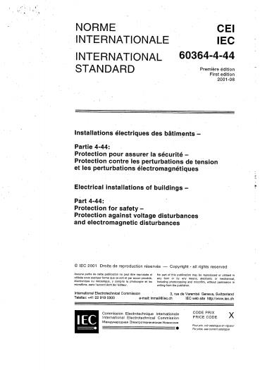 IEC 60364-4-44:2006