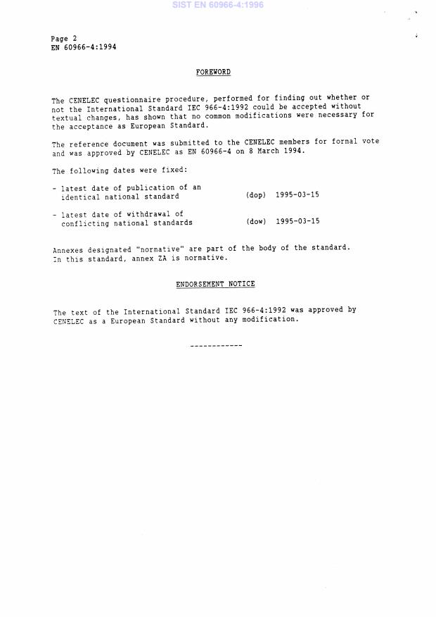 EN 60966-4:1994 EN 60966-4:1996 - Page 4 preview