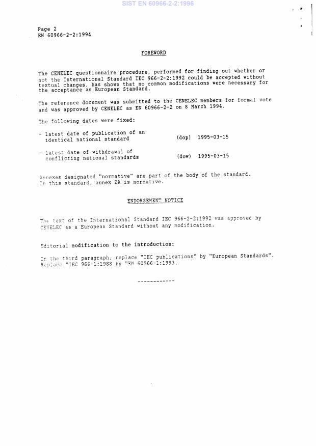 EN 60966-2-2:1994 EN 60966-2-2:1996 - Page 4 preview