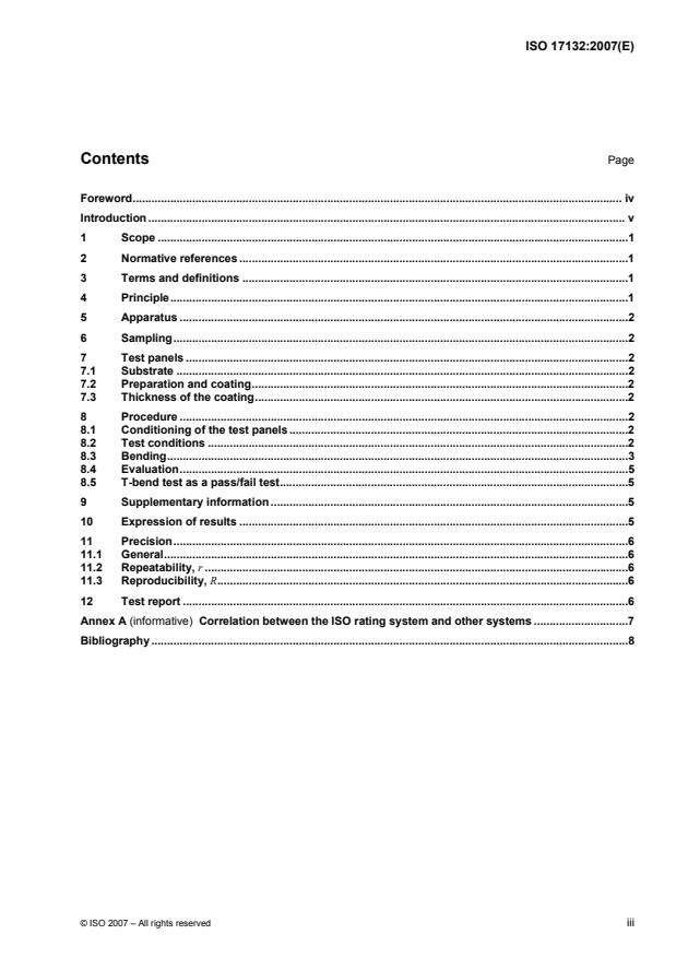 ISO 17132:2007 ISO 17132:2007 - Paints and varnishes -- T-bend test - Page 3 preview
