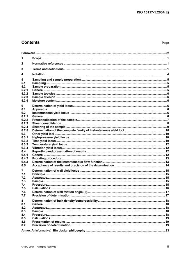 ISO 15117-1:2004 - Coal flow properties