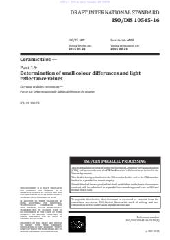 oSIST prEN ISO 10545-16:2015 - Page 3 preview