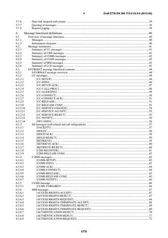 SIST EN 300 175-5 V2.5.1:2013 ETSI EN 300 175-5 V2.5.0 (2013-04) - Digital Enhanced Cordless Telecommunications (DECT); Common Interface (CI); Part 5: Network (NWK) layer - Page 4 preview