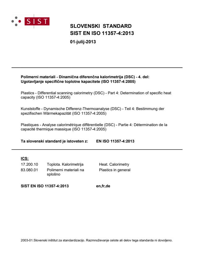 EN ISO 11357-4:2013
