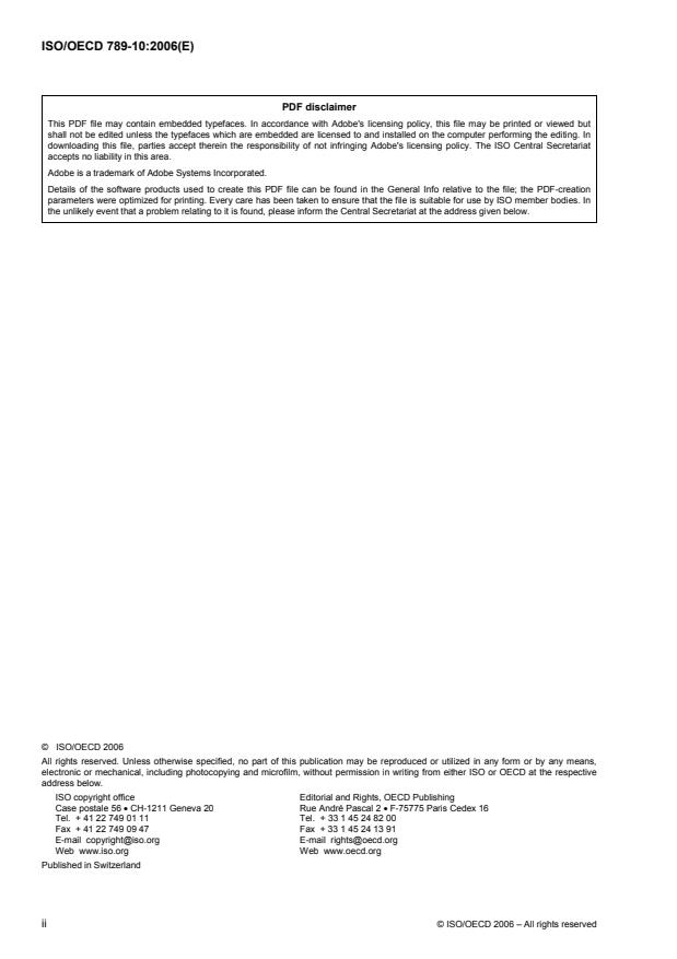 ISO/OECD 789-10:2006 ISO/OECD 789-10:2006 - Agricultural tractors -- Test procedures - Page 2 preview