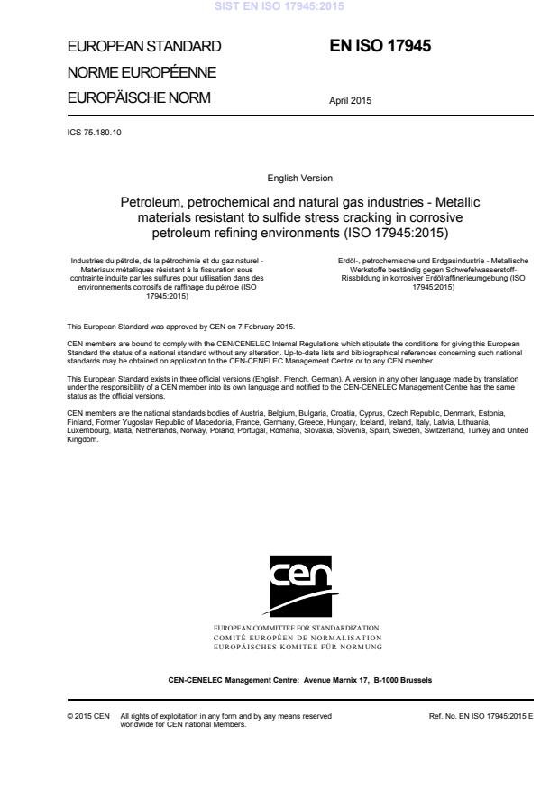 EN ISO 17945:2015