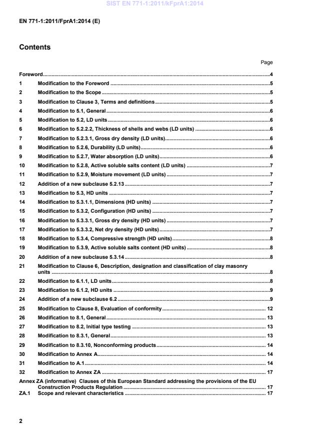 SIST EN 771-1:2011/kFprA1:2014 kSIST EN 771-1:2011/kFprA1:2014 - Page 4 preview