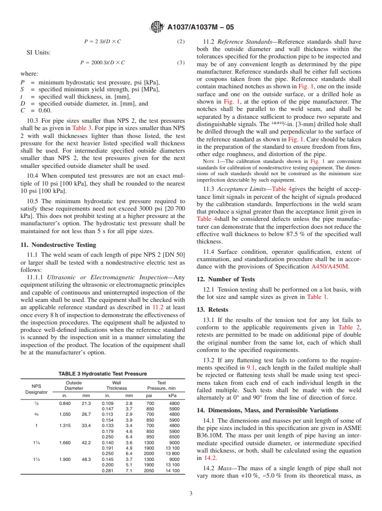 ASTM A1037/A1037M-05 - Standard Specification for Steel Line Pipe, Black, Furnace-butt-Welded