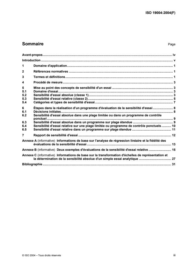 ISO 19004:2004 - Caoutchouc et produits a base de caoutchouc -- Évaluation de la sensibilité des méthodes d'essai