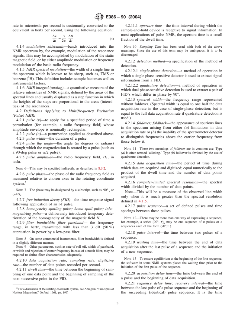 ASTM E386-90(2004) - Standard Practice for Data Presentation Relating to High-Resolution Nuclear Magnetic Resonance (NMR) Spectroscopy