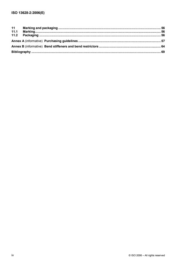 ISO 13628-2:2006 ISO 13628-2:2006 - Petroleum and natural gas industries -- Design and operation of subsea production systems - Page 4 preview