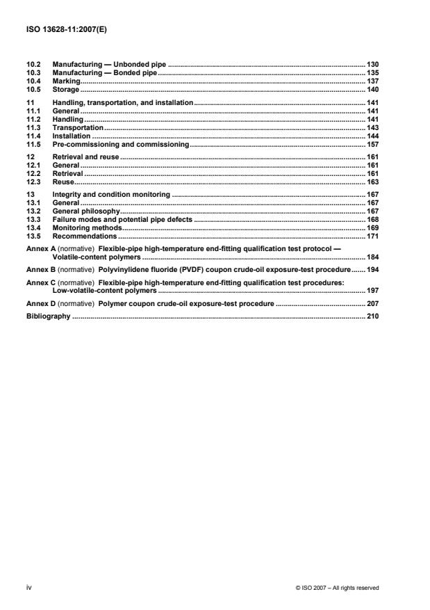 ISO 13628-11:2007 ISO 13628-11:2007 - Petroleum and natural gas industries -- Design and operation of subsea production systems - Page 4 preview