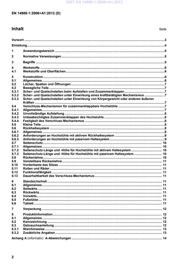 EN 14988-1:2006+A1:2012 EN 14988-1:2006+A1:2012 (DE) - Page 4 preview