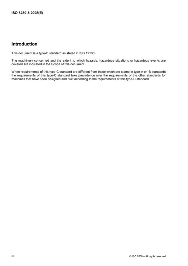ISO 8230-3:2008 ISO 8230-3:2008 - Safety requirements for dry-cleaning machines - Page 4 preview