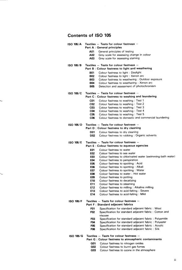 ISO 105-S:1978 - Textiles -- Tests for colour fastness