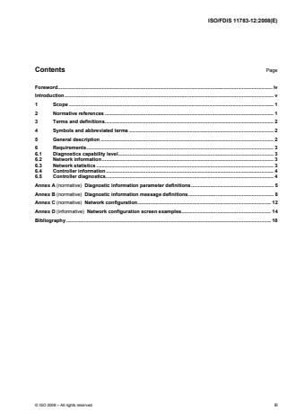 ISO 11783-12:2009 - Tractors and machinery for agriculture and forestry -- Serial control and communications data network