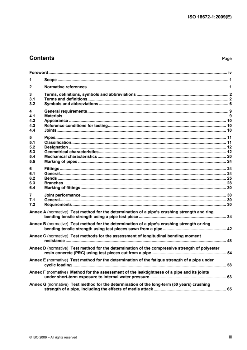 ISO 18672-1:2009 - Plastics piping systems for non-pressure drainage and sewerage — Polyester resin concrete (PRC) — Part 1: Pipes and fittings with flexible joints
Released:6/2/2009