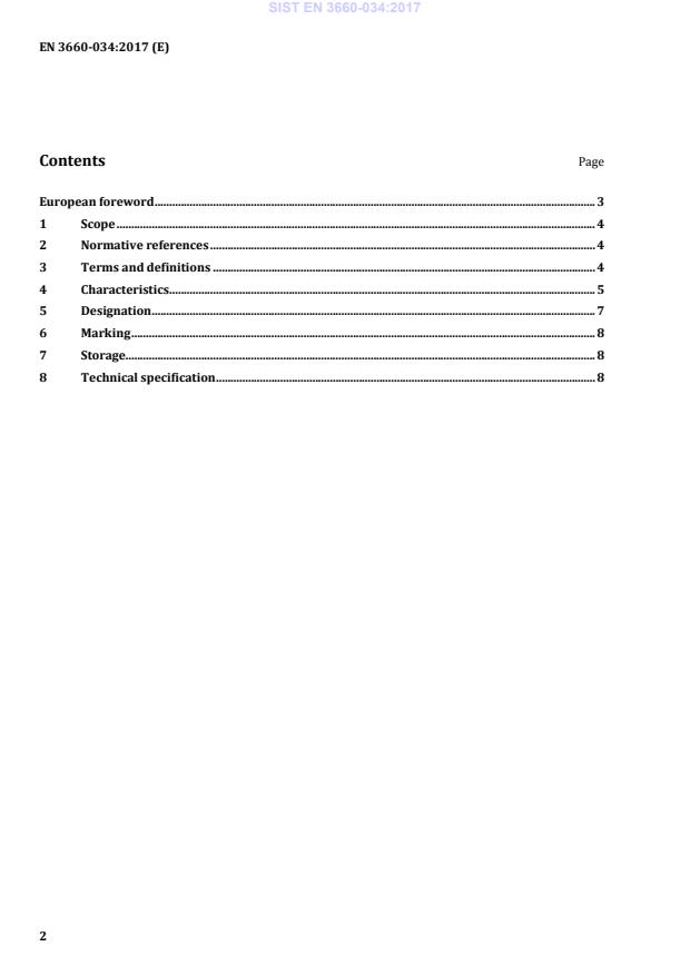 SIST EN 3660-034:2017 SIST EN 3660-034:2017 - Page 4 preview
