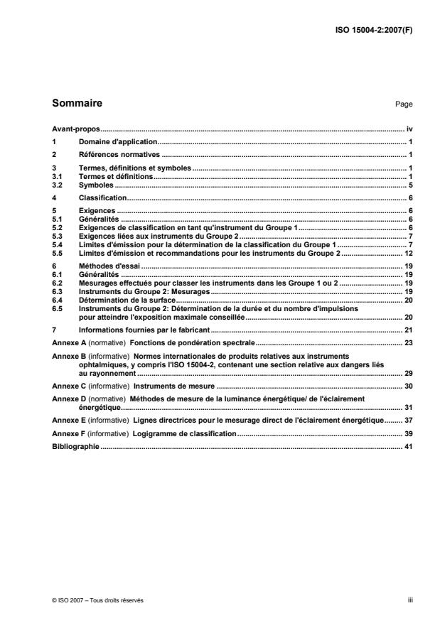 ISO 15004-2:2007 - Instruments ophtalmiques -- Exigences fondamentales et méthodes d'essai