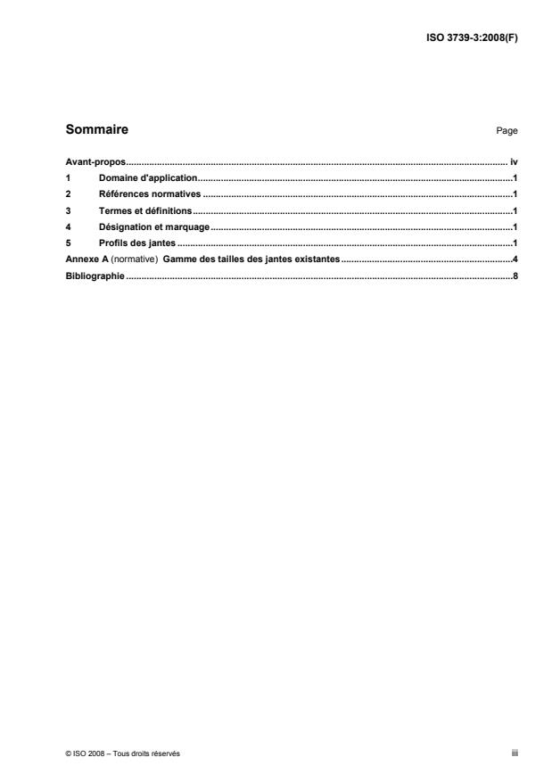 ISO 3739-3:2008 - Pneumatiques et jantes industriels pour matériel de manutention