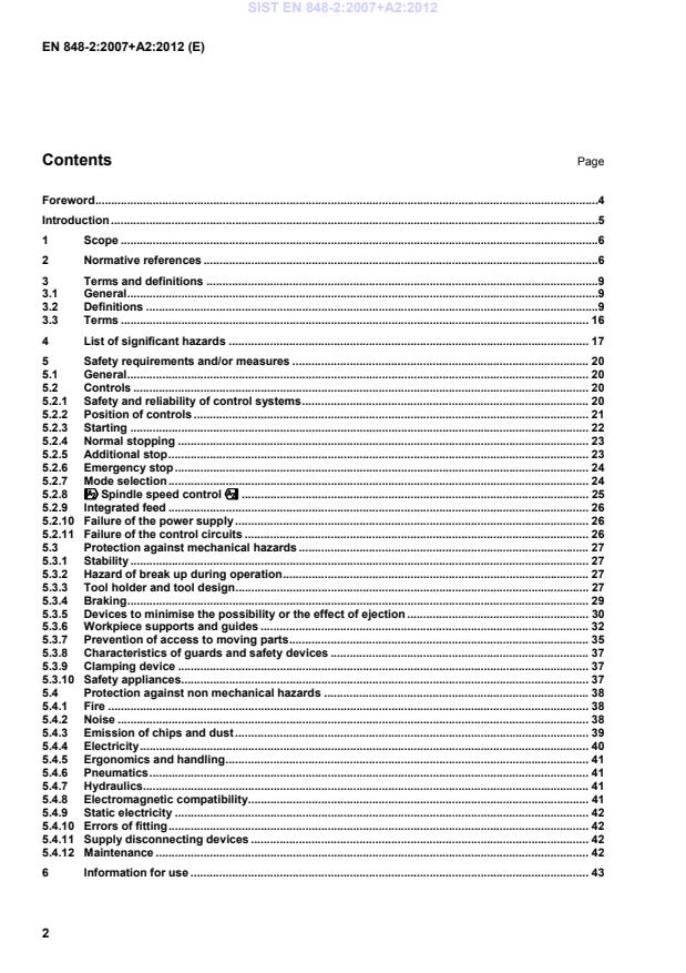 EN 848-2:2007+A2:2012 EN 848-2:2007+A2:2012 - Page 4 preview