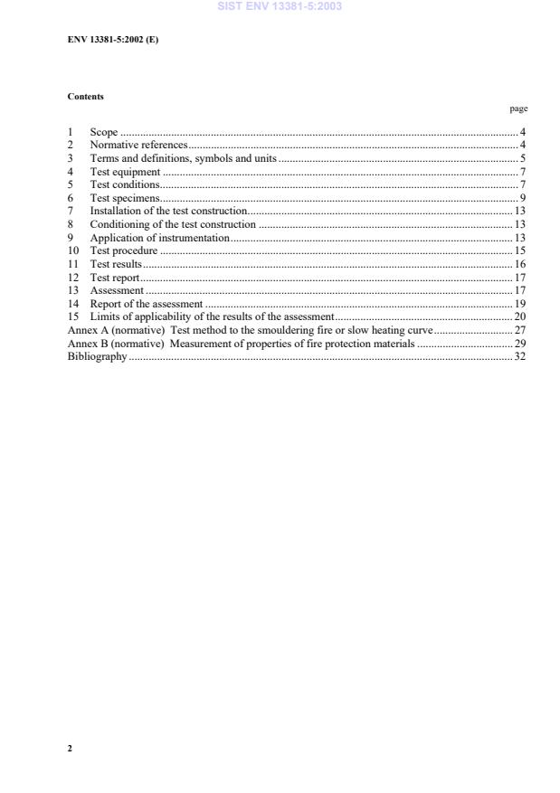 ENV 13381-5:2002 ENV 13381-5:2003 - Page 4 preview
