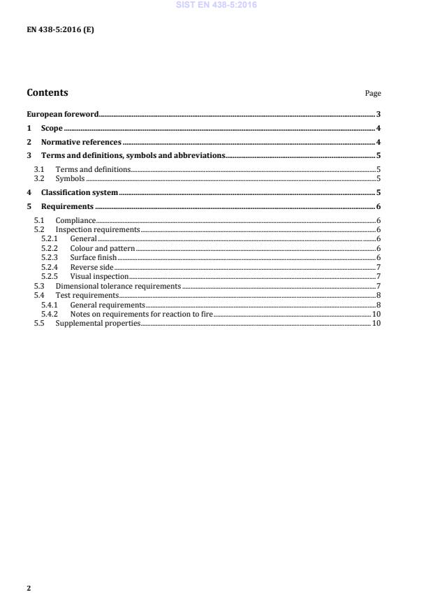 EN 438-5:2016 EN 438-5:2016 - Page 4 preview