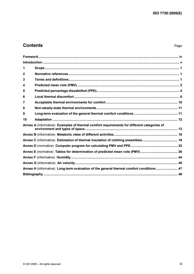 ISO 7730:2005 - Ergonomics of the thermal environment -- Analytical determination and interpretation of thermal comfort using calculation of the PMV and PPD indices and local thermal comfort criteria
