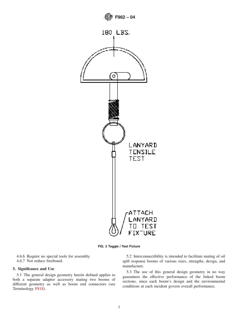 ASTM F962-04 - Standard Specification for Oil Spill Response Boom Connection: Z-Connector