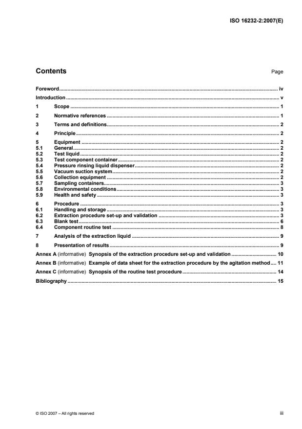 ISO 16232-2:2007 - Road vehicles -- Cleanliness of components of fluid circuits